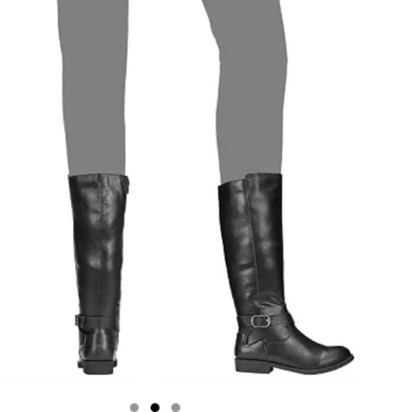 Style & Co. Shoes - Style @ Co Black Riding Boots Madixie